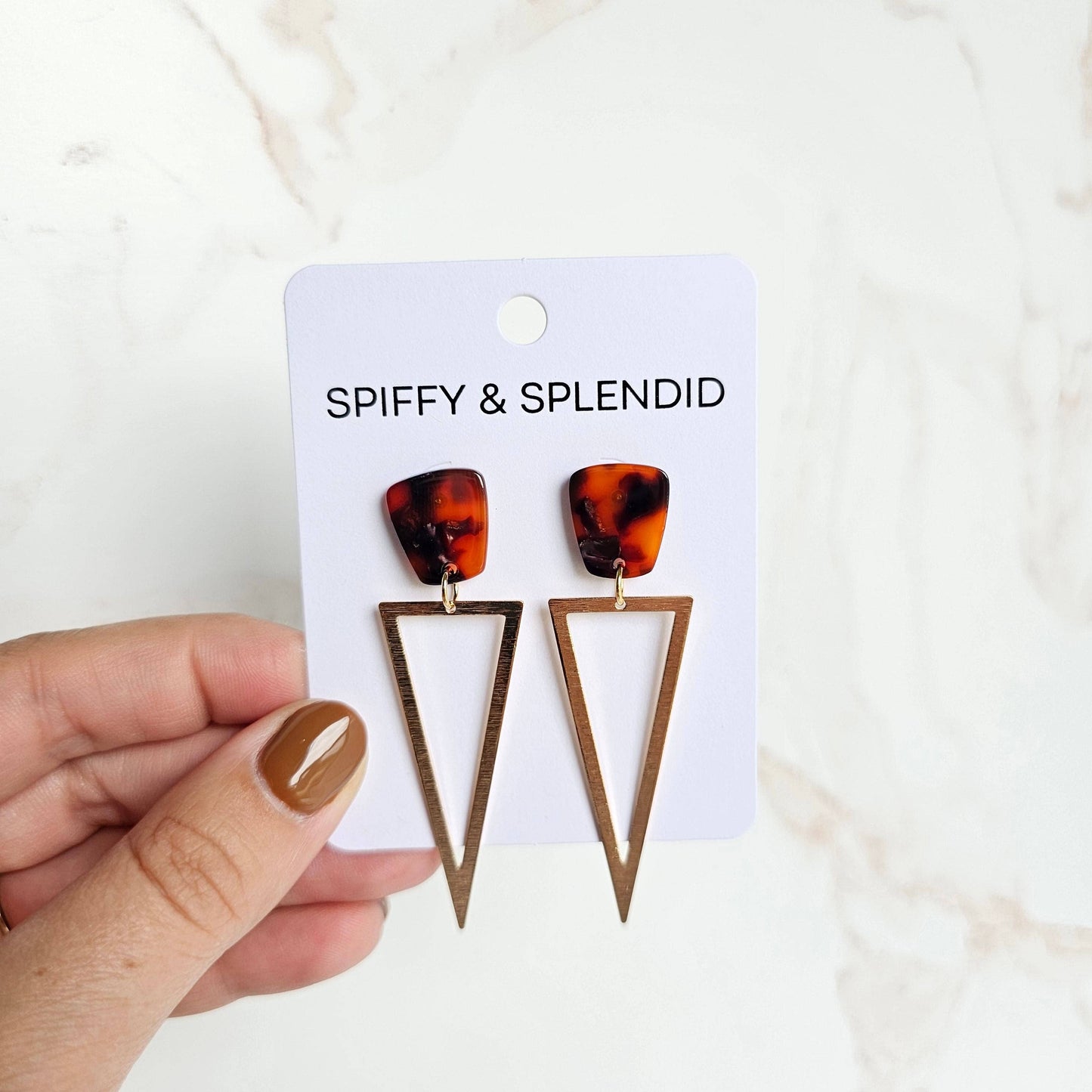 Tinley Earrings - Sedona Tortoise