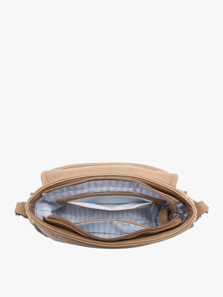 Carolina Woven Lasercut Crossbody