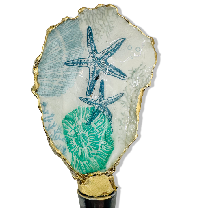Starfish Shell Oyster Shell Wine Stopper