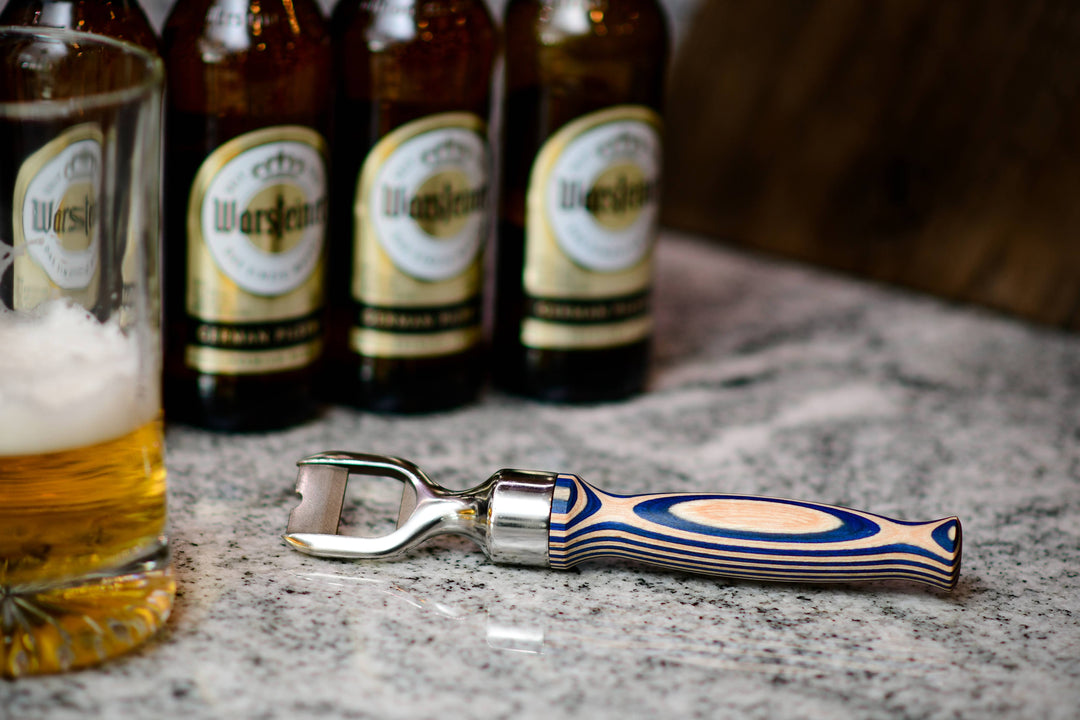 8.5" Blue Bottle Opener
