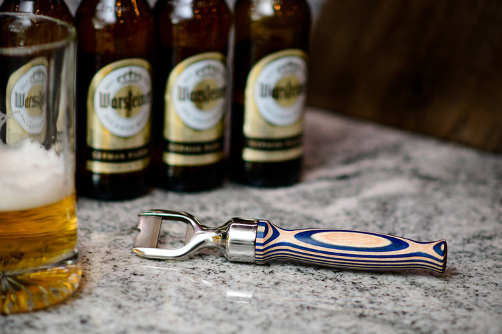 8.5" Blue Bottle Opener