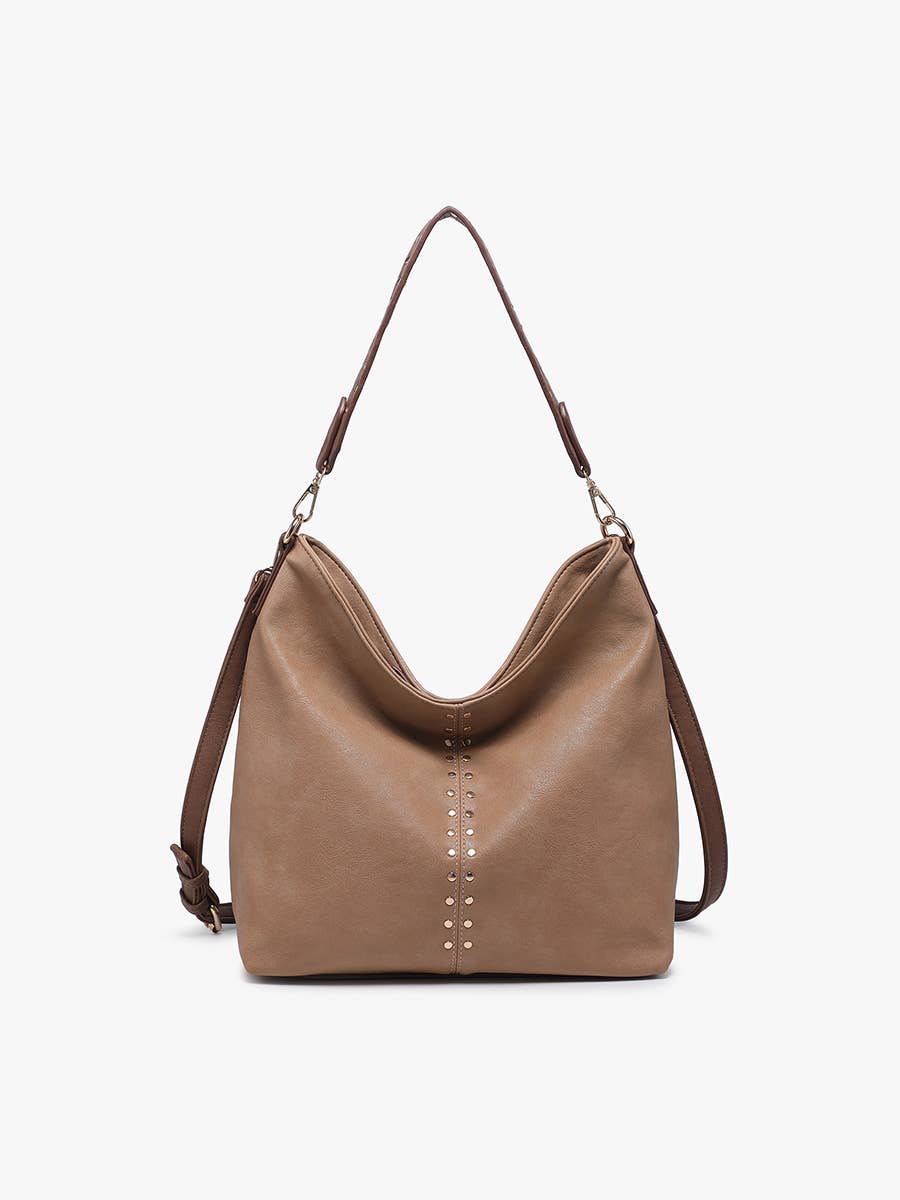 Emery Slouchy Hobo w/ Stud Detailing