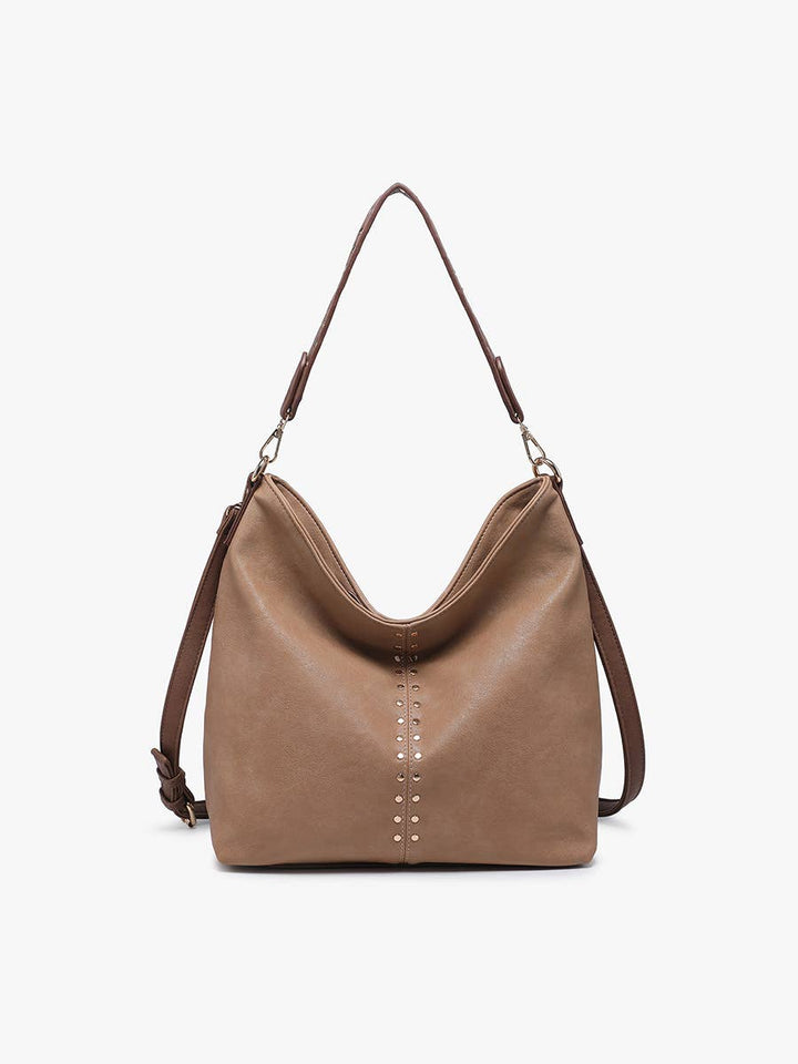 Emery Slouchy Hobo w/ Stud Detailing