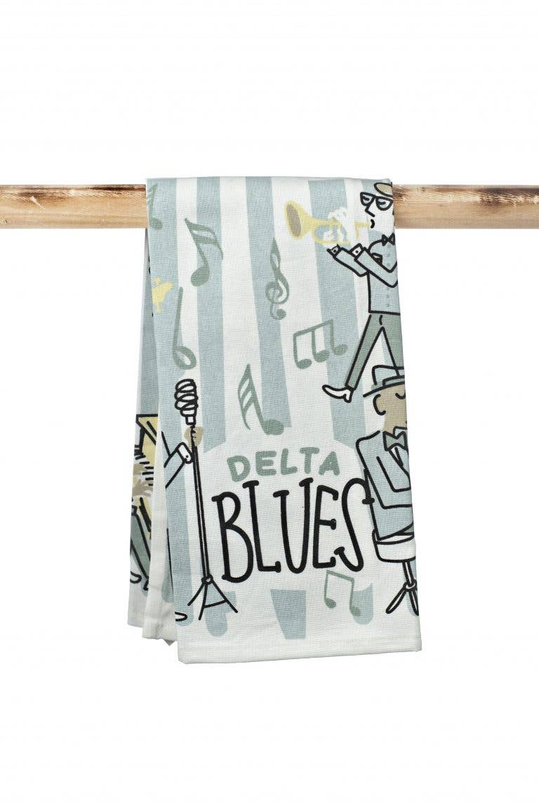 Delta Blues Kitchen Towel