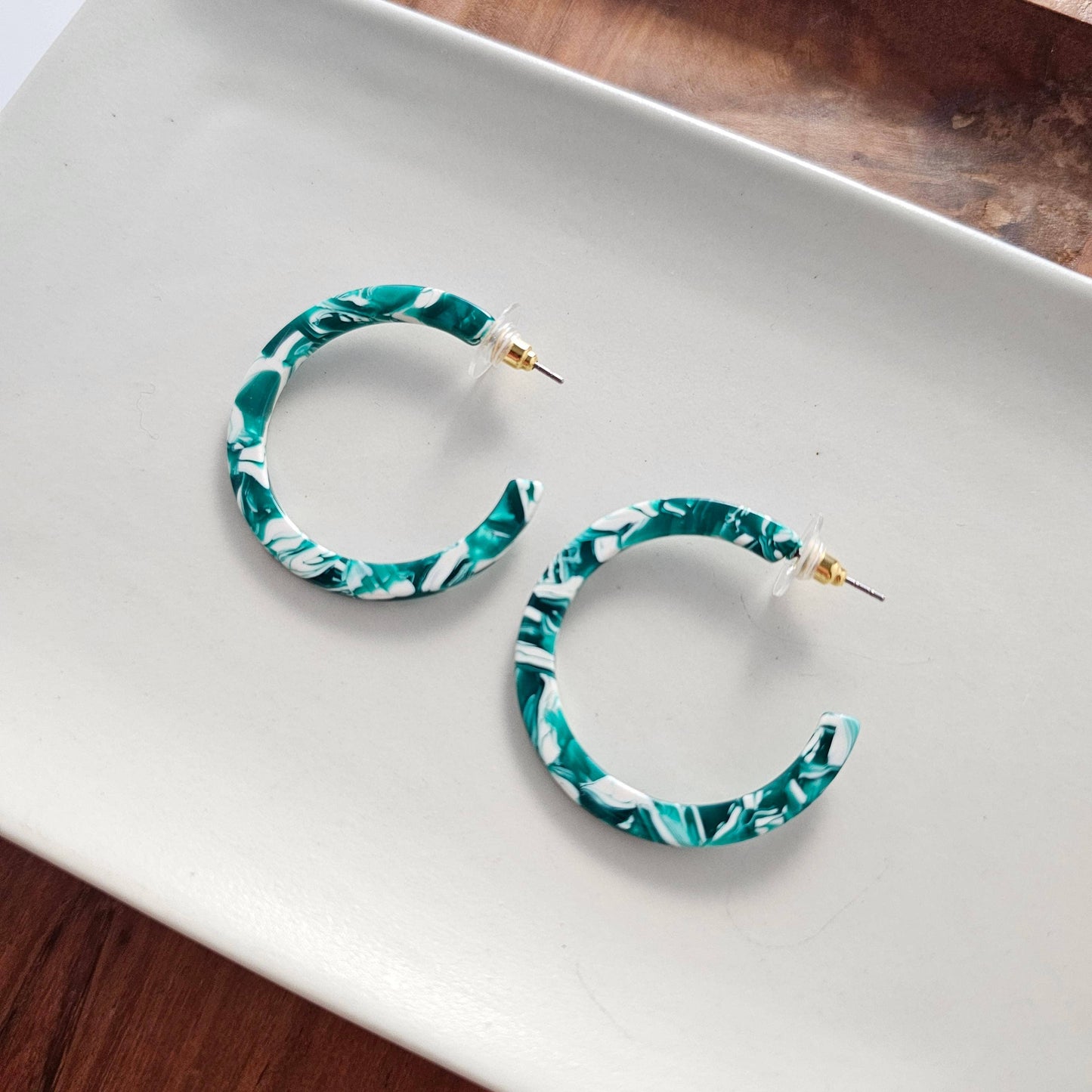 Camy Hoops - Sea Green