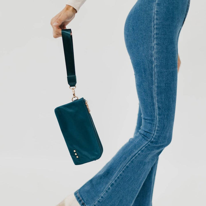Cove Double Zip Nylon Wristlet Wallet Wholesale