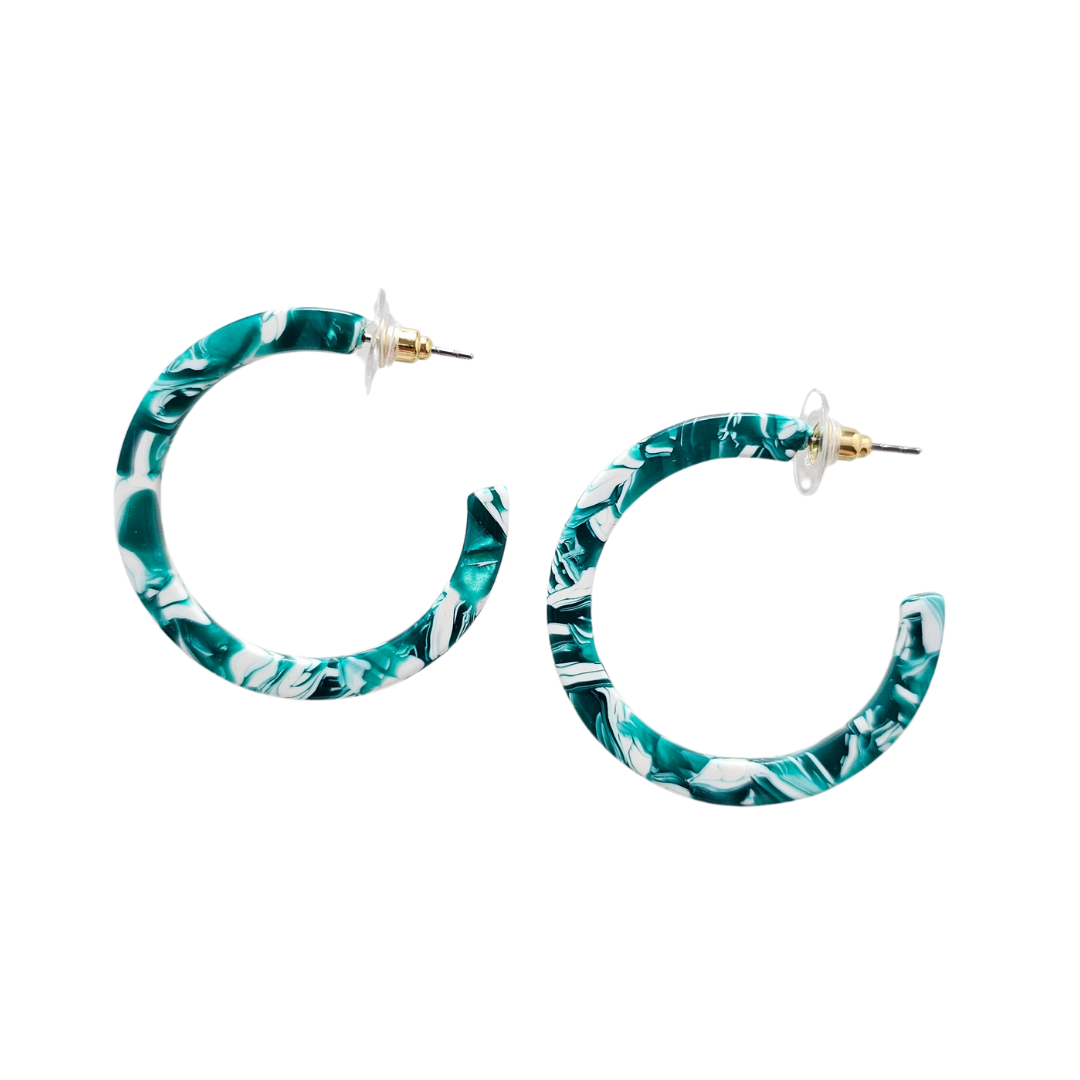 Camy Hoops - Sea Green