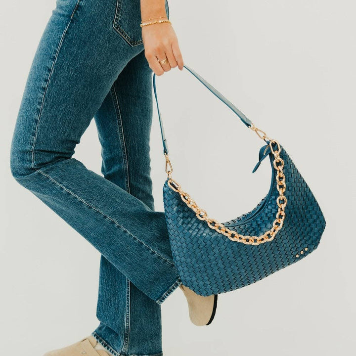 Sienna Slouchy Woven Shoulder Bag