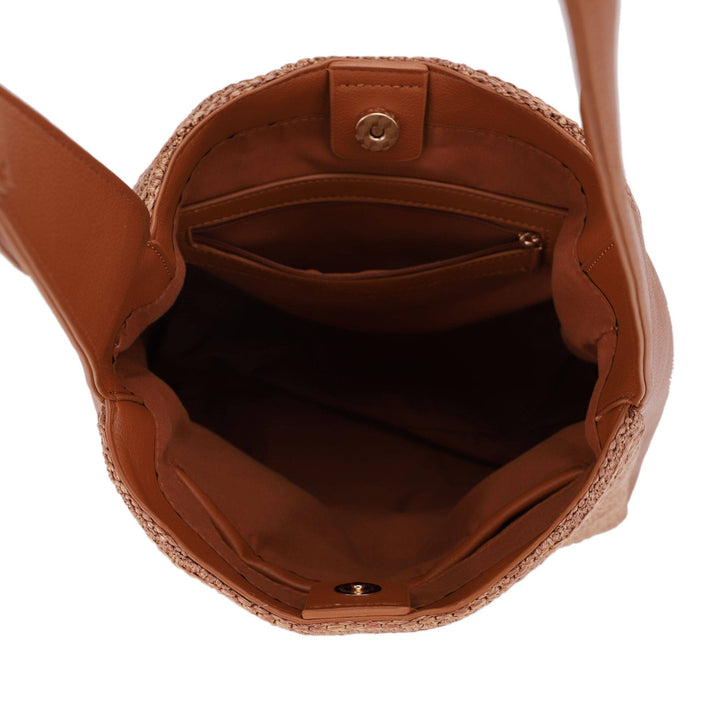 Arla Straw Hobo Tote