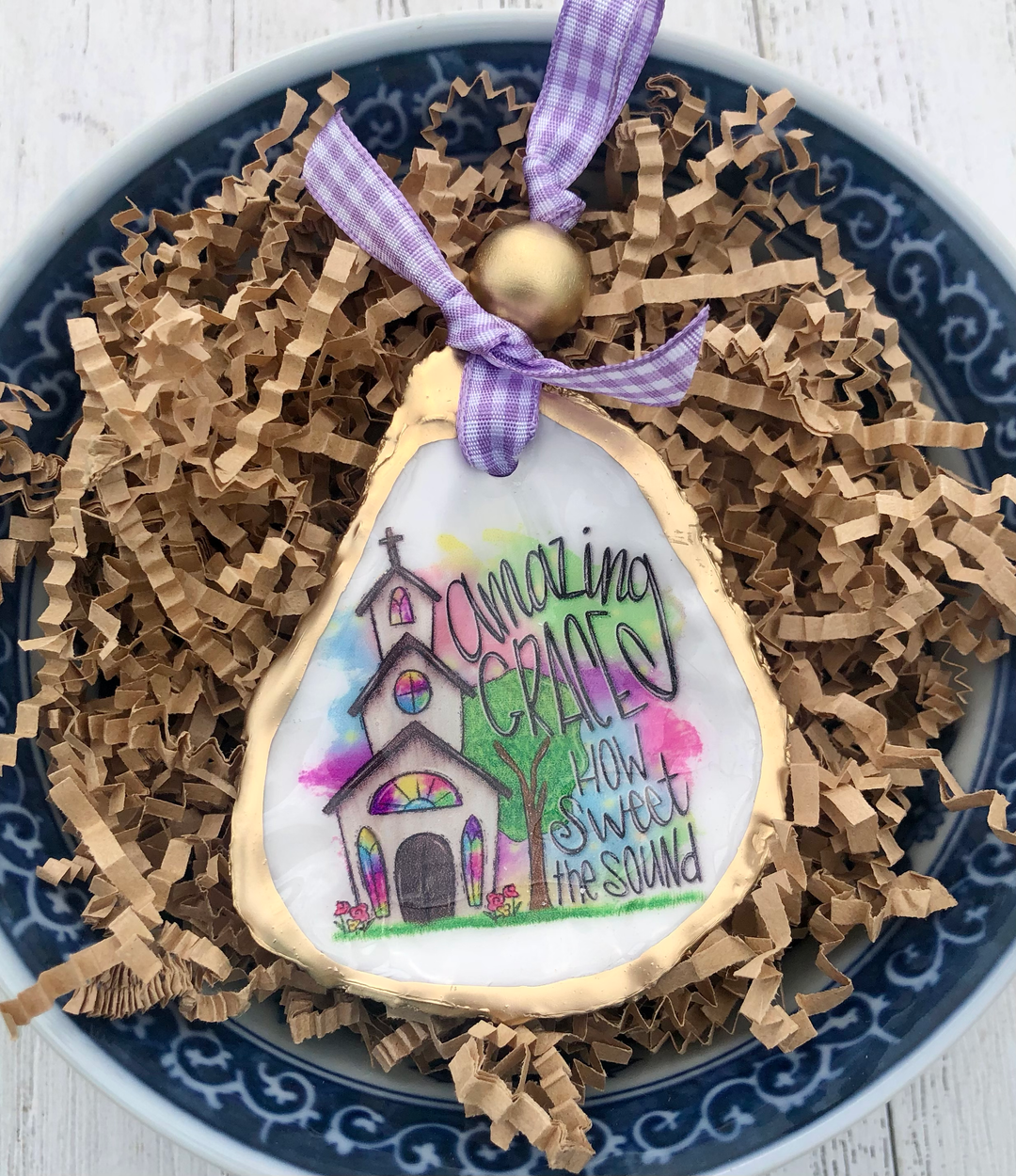 Oyster Ornament | Amazing Grace