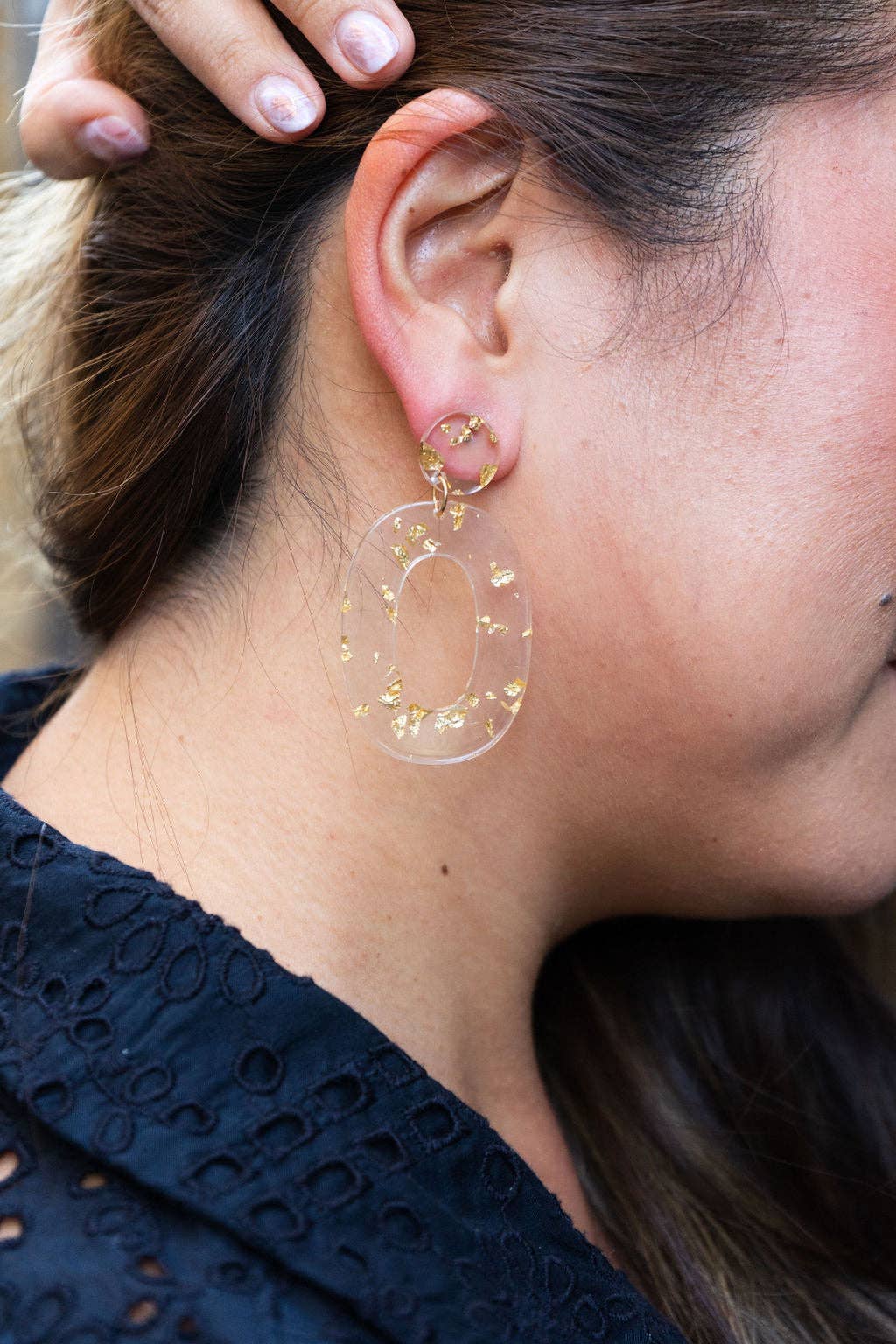 Sloan Earrings - Gold Foil // Holiday, Christmas