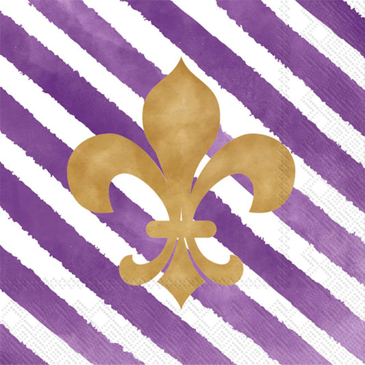 Fluer de Lis Lunch Napkins 20 Count French Quarter