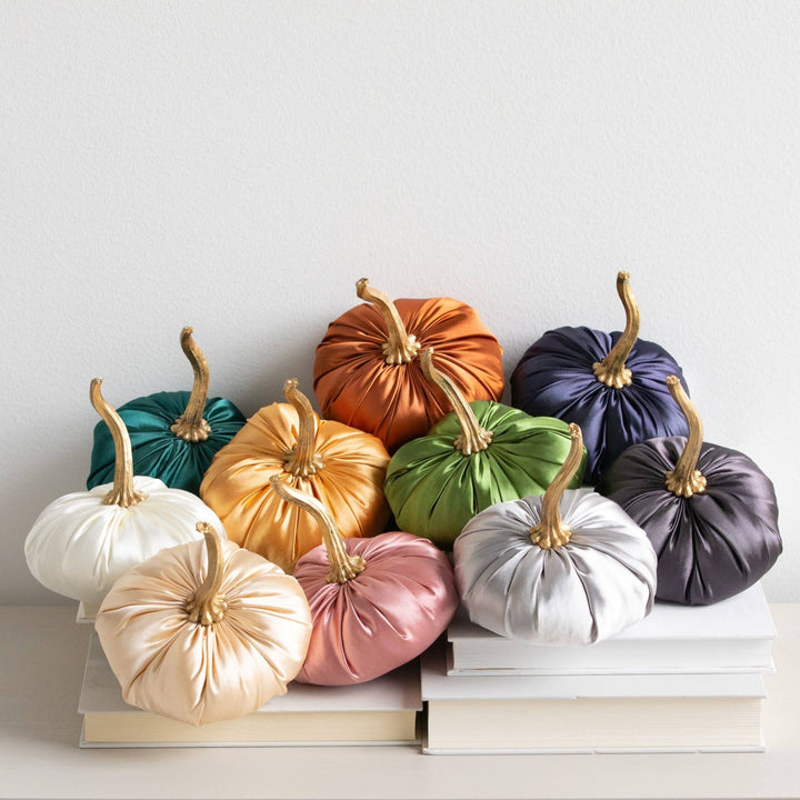 Small Satin Pumpkins