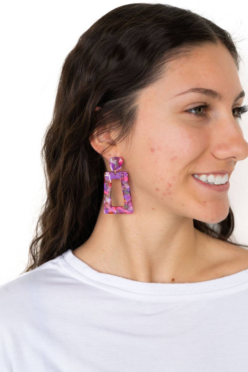 Avery Earrings - Paradise Pink