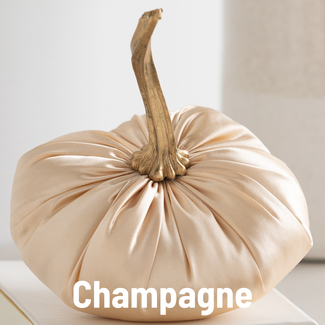 Small Satin Pumpkins
