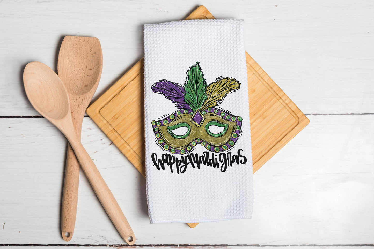 Mardi Gras Kitchen Towel