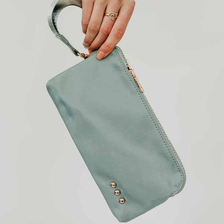 Cove Double Zip Nylon Wristlet Wallet Wholesale