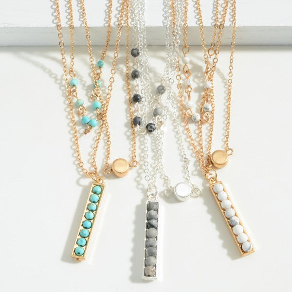 Layered Bar Necklace  (2 options)