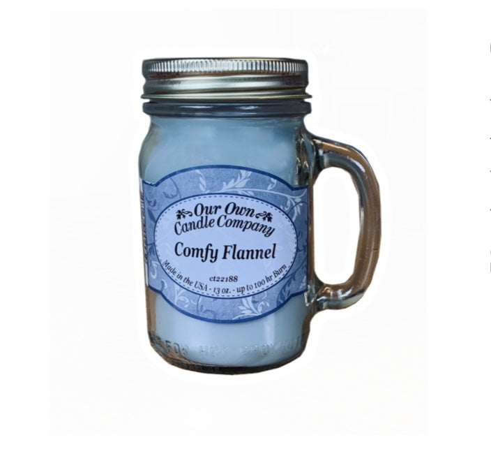 Our Own Candle Company Candles 13oz Mason Jars (multiple varieties)