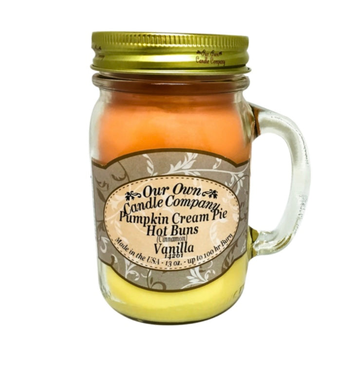 Our Own Candle Company Candles 13oz Mason Jars (multiple varieties)