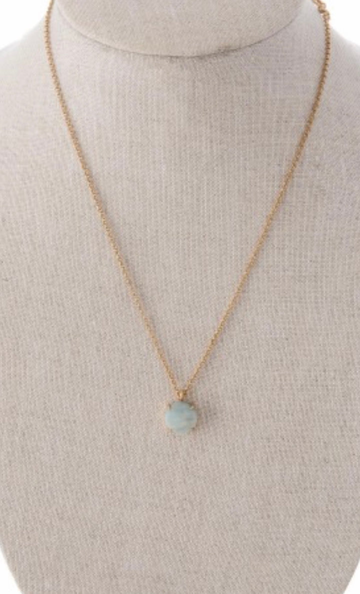Stone Pendant Necklace