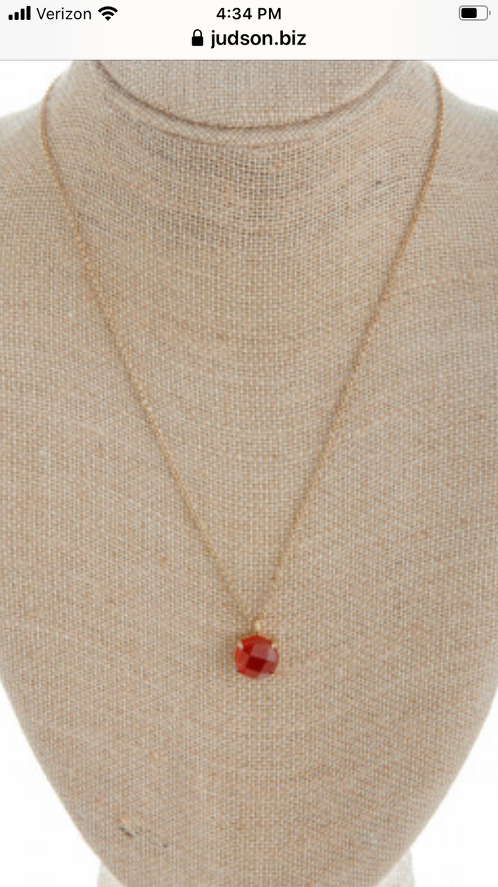 Stone Pendant Necklace
