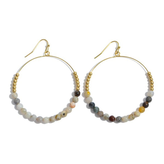 Beaded Hoops (2 options)