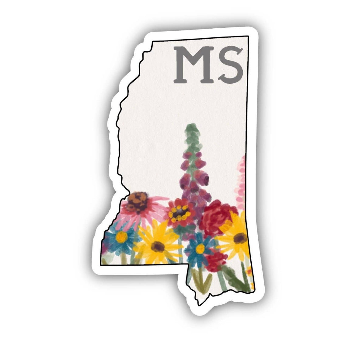 Mississippi Painterly Sticker